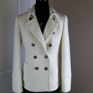 J. Crew Nello Gori Stadium Cloth Pea Coat Like New